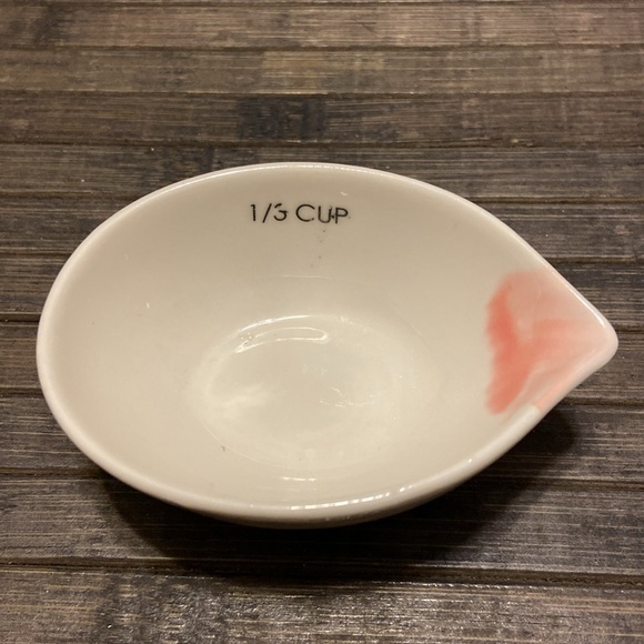 Marbled Porcelain Nesting Measuring Cups Pink/White - Picture 7 of 11